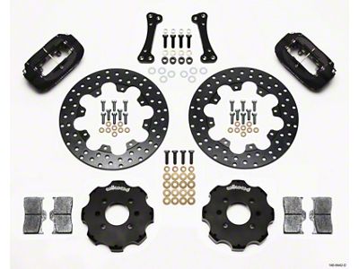 Wilwood Forged Dynalite Front Drag Kit Drilled Rotor Integra/Civic w/Fac.262mm - 140-8442-D