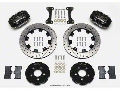 Wilwood Forged Dynalite Front Hat Kit 12.19in Drilled 00-04 PT - 140-6376-D