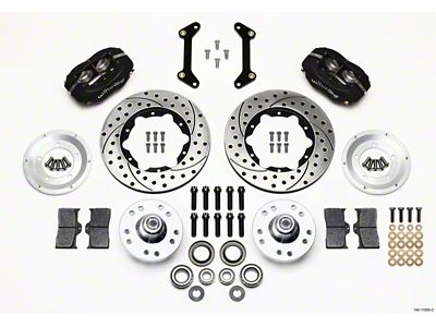 Wilwood Forged Dynalite Front Kit 11.00in Drilled 79-87 GM G - 140-11009-D