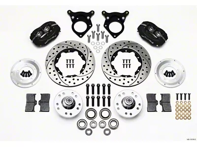 Wilwood Forged Dynalite Front Kit 11.00in Drilled 87-93 Mustang 5 - 140-11018-D