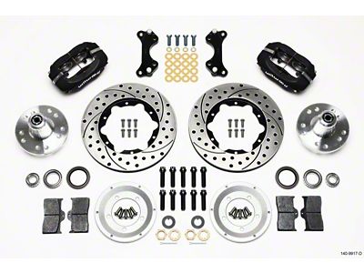 Wilwood Forged Dynalite Front Kit 11.00in Drilled WWE ProSpindle - 140-9917-D
