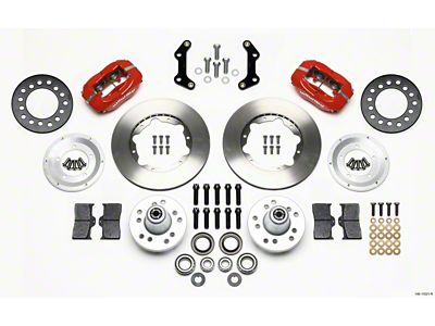 Wilwood Forged Dynalite Front Kit 11.00in Red 70-72 CDP B - 140-11021-R