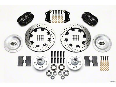 Wilwood Forged Dynalite Front Kit 12.19in Drilled Magnum Force Drop - 140-11547-D