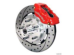 Wilwood Forged Dynalite Front Kit 12.19in Drilled Red 79-81 Camaro - 140-9053-DR