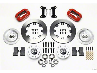 Wilwood Forged Dynalite Front Kit 12.19in Red 82-92 Camaro//Firebird - 140-11275-R