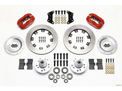 Wilwood Forged Dynalite Front Kit 12.19in Red Magnum Force Drop - 140-11547-R