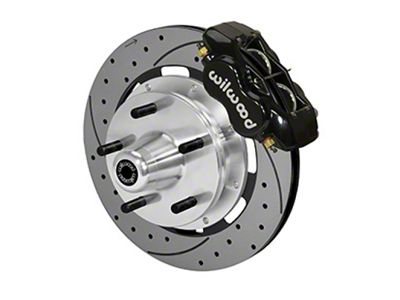 Wilwood Forged Dynalite Front Kit 19.00in Drilled Rotor Black - 140-14532-D