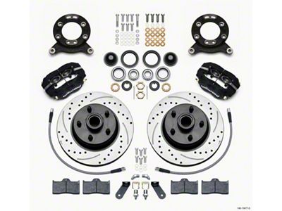 Wilwood Forged Dynalite-M Front Kit 11.30in 1 PC Rotor&Hub-Drill 70-73 - 140-13477-D