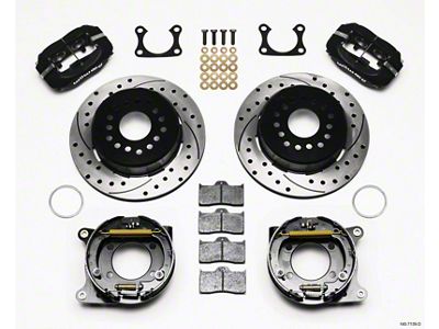 Wilwood Forged Dynalite P/S Park Brake Kit Drilled Big Ford - 140-7139-D