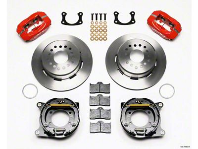 Wilwood Forged Dynalite P/S Park Brake Kit Red New Big - 140-7140-R