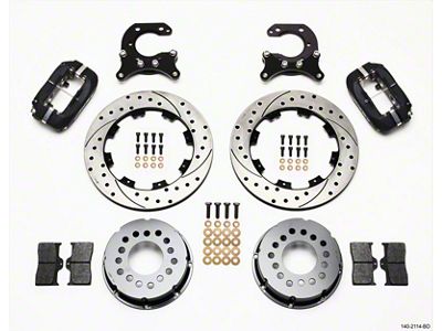 Wilwood Forged Dynalite P/S Rear Kit Drilled Rotor Big Ford - 140-2114-BD