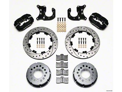 Wilwood Forged Dynalite P/S Rear Kit Drilled Rotor 8.8 - 140-3018-BD