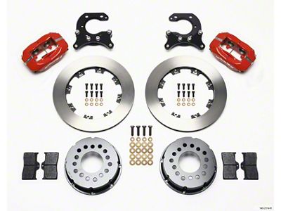 Wilwood Forged Dynalite P/S Rear Kit Red Big Ford 2.54in - 140-2114-R