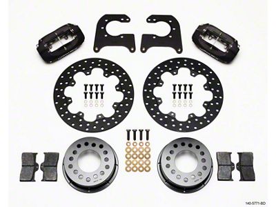 Wilwood Forged Dynalite Rear Drag Kit Drilled Rotor 12 - 140-5771-BD