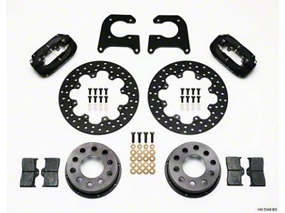Wilwood Forged Dynalite Rear Drag Kit Drilled Rotor M-W/Lamb Ends - 140-5348-BD