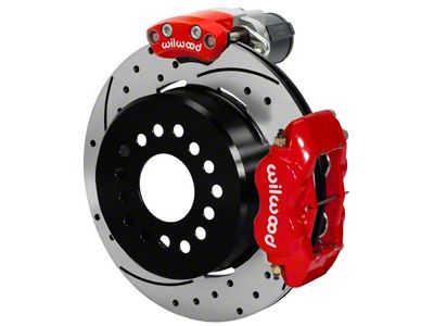 Wilwood Forged Dynalite Rear Electronic Parking Brake Kit - Red - 140-16130-DR
