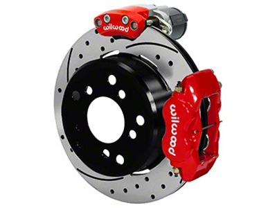 Wilwood Forged Dynalite Rear Electronic Parking Brake Kit - Red - 140-16146-DR