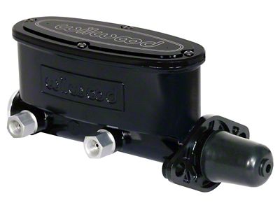 Wilwood High Volume Tandem Master Cylinder - 1 1/8in Bore - 260-8556-BK