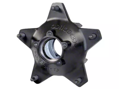 Wilwood Hub-Starlite 55 Rear - Standard Offset 5/8 C Studs-Drilled-Black - 270-6513BD