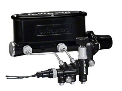 Wilwood HV Tandem M/C Kit w L/H Bracket & Prop - 261-13269-BK
