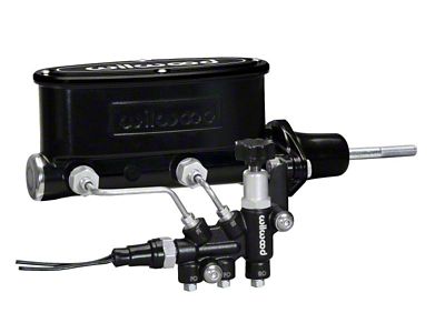 Wilwood HV Tandem M/C Kit w L/H Bracket & Prop - 261-13626-BK