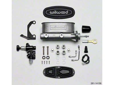 Wilwood HV Tandem M/C Kit w L/H Bracket & Prop - 261-14158