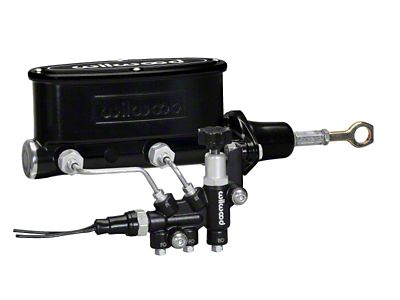 Wilwood HV Tandem M/C Kit w L/H Bracket & Prop - 261-13272-BK