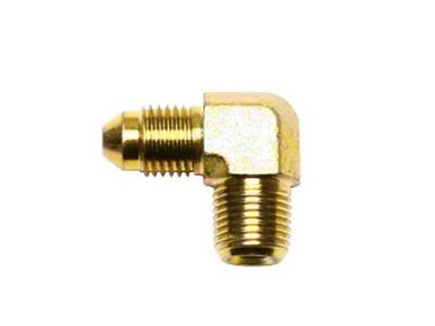 Wilwood Inlet Fitting - 1/8-27 NPT to -3 90 - 220-13125