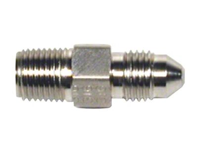 Wilwood Inlet Fitting - 1/8-27 NPT to -3 Straight - 220-6956