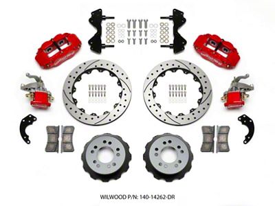 Wilwood Narrow Superlite 4R / MC4 Rear Kit 12.88 Drilled - 140-14262-DR