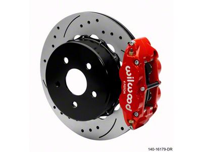 Wilwood Narrow Superlite 4R Rear Brake Kit 14.00in Red 2020-Up - 140-16179-DR