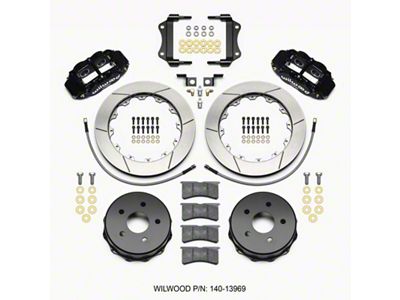Wilwood Narrow Superlite 4R Rear Kit 12.88in 2007-up Jeep JK - 140-13969