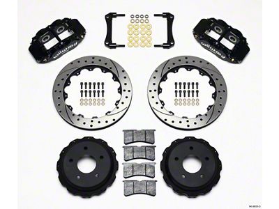 Wilwood Narrow Superlite 4R Rear Kit 12.88in Drilled 98-02 Camaro/Firebird - 140-9830-D