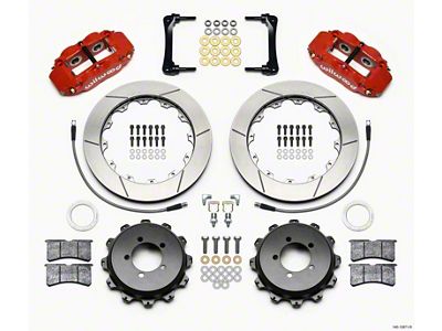 Wilwood Narrow Superlite 4R Rear Kit 12.88in Red 2012-Up Toyota - 140-12871-R