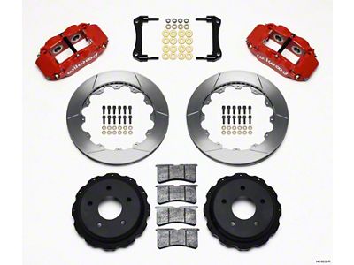 Wilwood Narrow Superlite 4R Rear Kit 12.88in Red 98-02 Camaro/Firebird - 140-9830-R