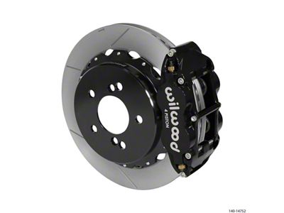 Wilwood Narrow Superlite 4R Rear Kit 12.88in Slotted Black 00-06 - 140-14752