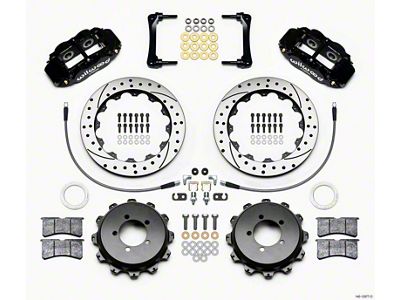 Wilwood Narrow Superlite 4R Rear Kit 12.88in Drilled 2008-2012 Subaru - 140-12877-D