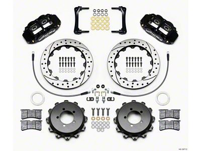 Wilwood Narrow Superlite 4R Rear Kit 12.88in Drilled 2008-2012 Subaru - 140-12877-D