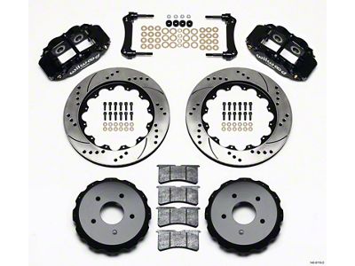 Wilwood Narrow Superlite 4R Rear Kit 14.00in Drilled 97-04 Corvette - 140-9119-D