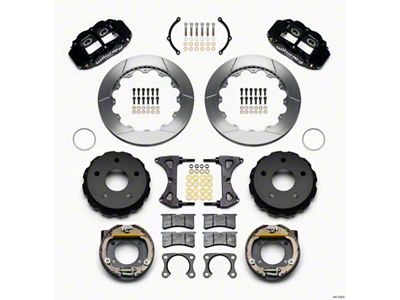 Wilwood Narrow Superlite 4R Rear P-Brk Kit 12.88in Big Ford - 140-13323