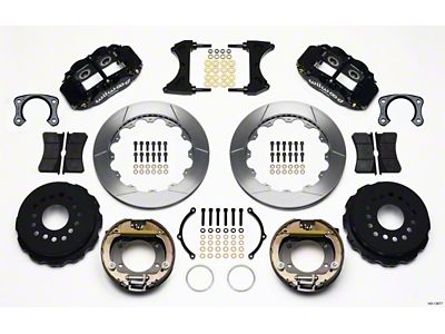 Wilwood Narrow Superlite 4R Rear P-Brk Kit 12.88in Big Ford - 140-13677