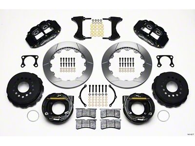 Wilwood Narrow Superlite 4R Rear P-Brk Kit 12.88in Big Ford - 140-9217