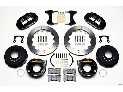 Wilwood Narrow Superlite 4R Rear P-Brk Kit 12.88in Big Ford - 140-9219