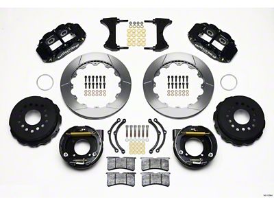 Wilwood Narrow Superlite 4R Rear P-Brk Kit 12.88in Chevy 12 - 140-12964
