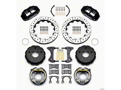 Wilwood Narrow Superlite 4R Rear P-Brk Kit 12.88in Drilled Big - 140-13665-D