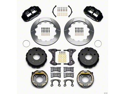 Wilwood Narrow Superlite 4R Rear P-Brk Kit 12.88in Small Ford - 140-13321