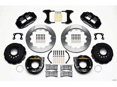 Wilwood Narrow Superlite 4R Rear P-Brk Kit 12.88in Small Ford - 140-9216