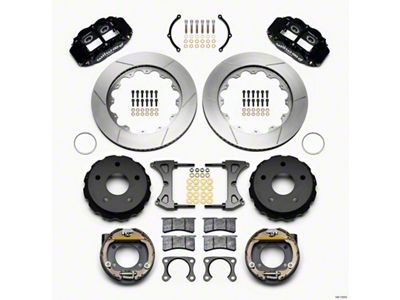 Wilwood Narrow Superlite 4R Rear P-Brk Kit 14.00in Big Ford - 140-13333