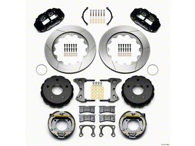 Wilwood Narrow Superlite 4R Rear P-Brk Kit 14.00in Big Ford - 140-13666