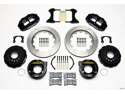 Wilwood Narrow Superlite 4R Rear P-Brk Kit 14.00in New Big - 140-10012